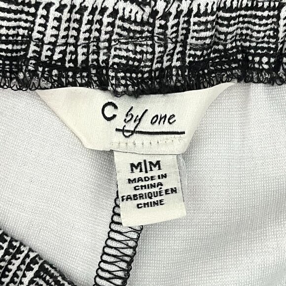 Jogger Style Dress Pants (2 pairs) Black/White Checked & Brown/Beige Tartan (M) - Picture 4 of 15